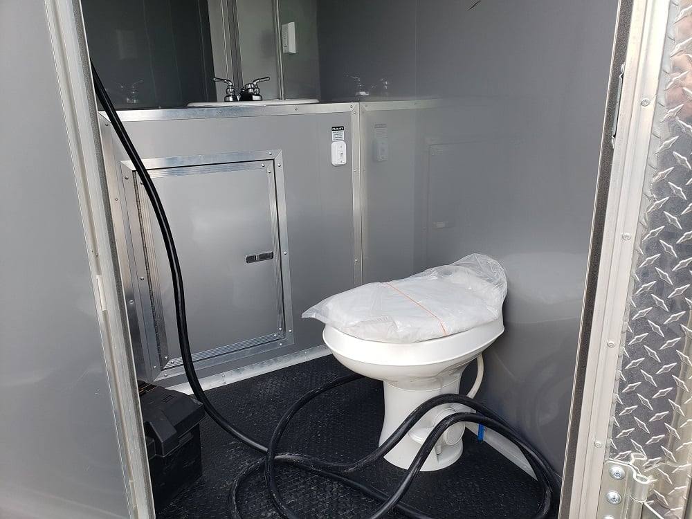 833-8.5-x-28-black-bbq-porch-concession-food-trailer-with-appliances-11.jpg 8.5' x 28' Black BBQ Porch Concession Food Trailer With Appliances