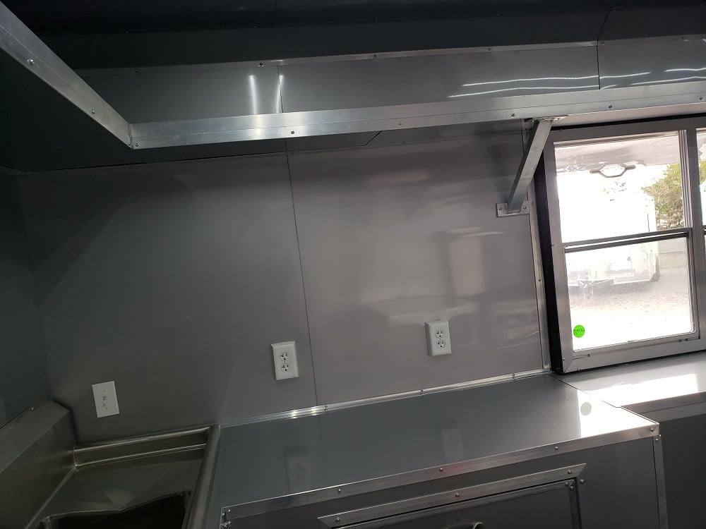833-8.5-x-28-black-bbq-porch-concession-food-trailer-with-appliances-27.jpg 8.5' x 28' Black BBQ Porch Concession Food Trailer With Appliances