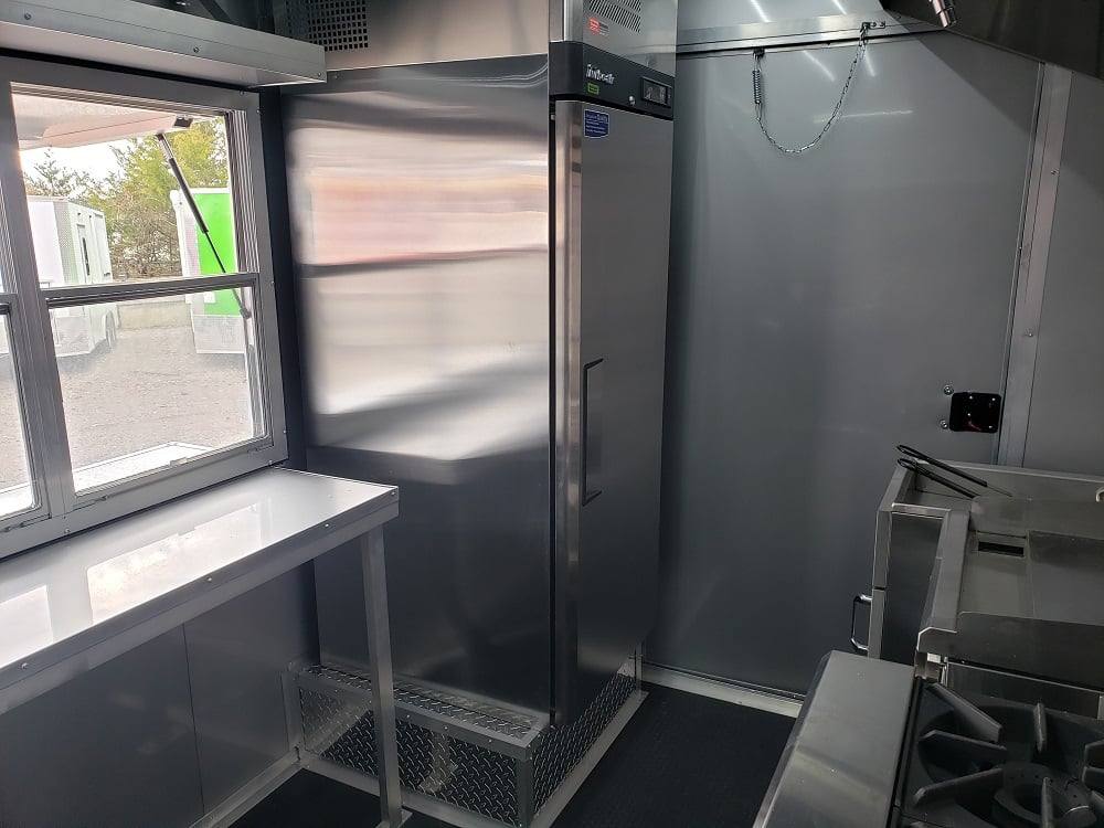 833-8.5-x-28-black-bbq-porch-concession-food-trailer-with-appliances-39.jpg 8.5' x 28' Black BBQ Porch Concession Food Trailer With Appliances