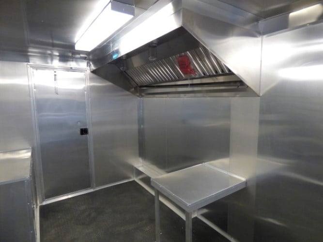 835-8.5-x-28-black-concession-bbq-food-event-catering-trailer-13.jpg 8.5' x 28' Black Concession BBQ Food Event Catering Trailer