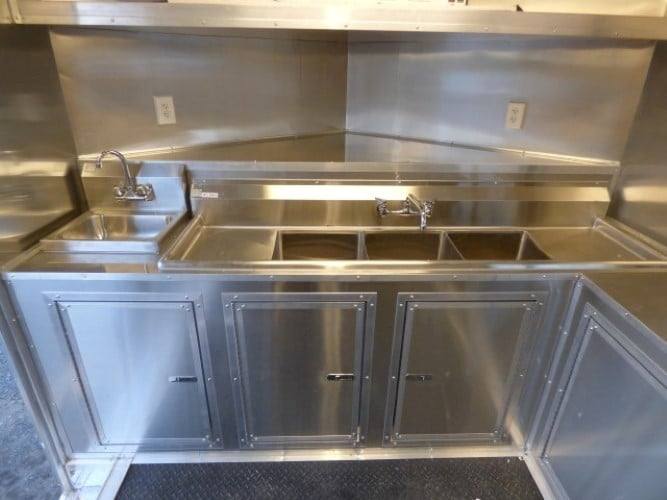 835-8.5-x-28-black-concession-bbq-food-event-catering-trailer-19.jpg 8.5' x 28' Black Concession BBQ Food Event Catering Trailer