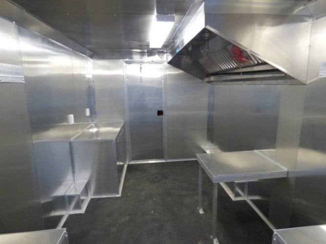 835-8.5-x-28-black-concession-bbq-food-event-catering-trailer-22.jpg 8.5' x 28' Black Concession BBQ Food Event Catering Trailer