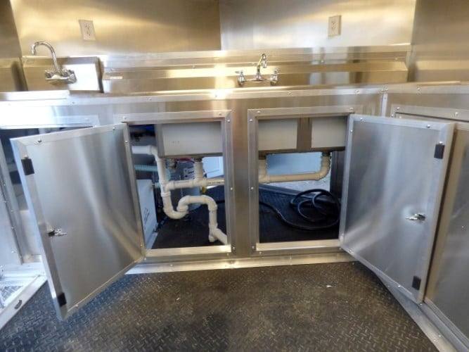 835-8.5-x-28-black-concession-bbq-food-event-catering-trailer-25.jpg 8.5' x 28' Black Concession BBQ Food Event Catering Trailer