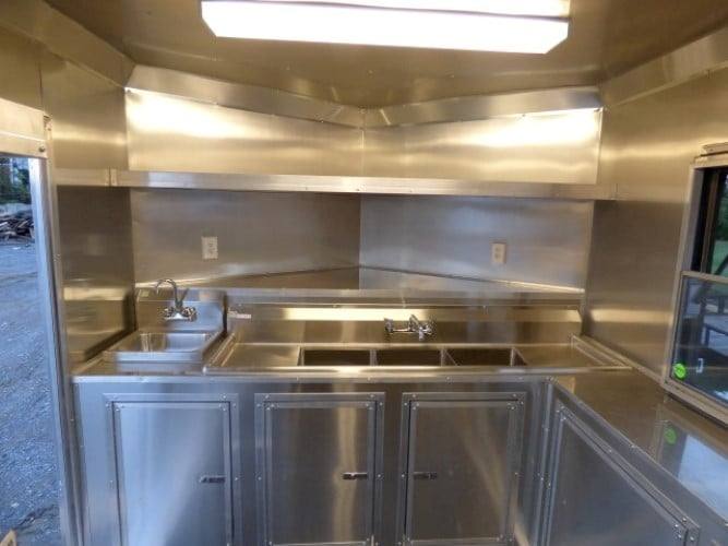835-8.5-x-28-black-concession-bbq-food-event-catering-trailer-26.jpg 8.5' x 28' Black Concession BBQ Food Event Catering Trailer
