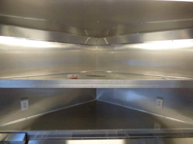 835-8.5-x-28-black-concession-bbq-food-event-catering-trailer-27.jpg 8.5' x 28' Black Concession BBQ Food Event Catering Trailer