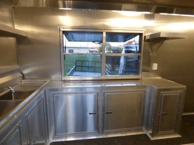 835-8.5-x-28-black-concession-bbq-food-event-catering-trailer-30.jpg 8.5' x 28' Black Concession BBQ Food Event Catering Trailer
