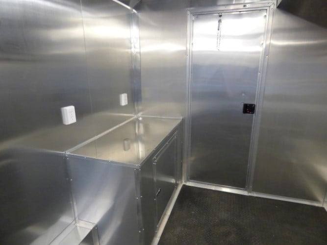 835-8.5-x-28-black-concession-bbq-food-event-catering-trailer-5.jpg 8.5' x 28' Black Concession BBQ Food Event Catering Trailer