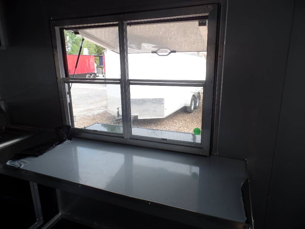 836-8.5-x-28-black-concession-food-event-trailer-13.jpg 8.5' x 28' Black Concession Food Event Trailer