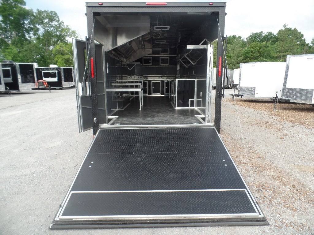 836-8.5-x-28-black-concession-food-event-trailer-14.jpg 8.5' x 28' Black Concession Food Event Trailer