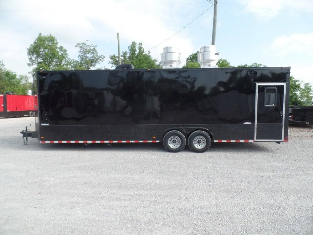 836-8.5-x-28-black-concession-food-event-trailer-15.jpg 8.5' x 28' Black Concession Food Event Trailer