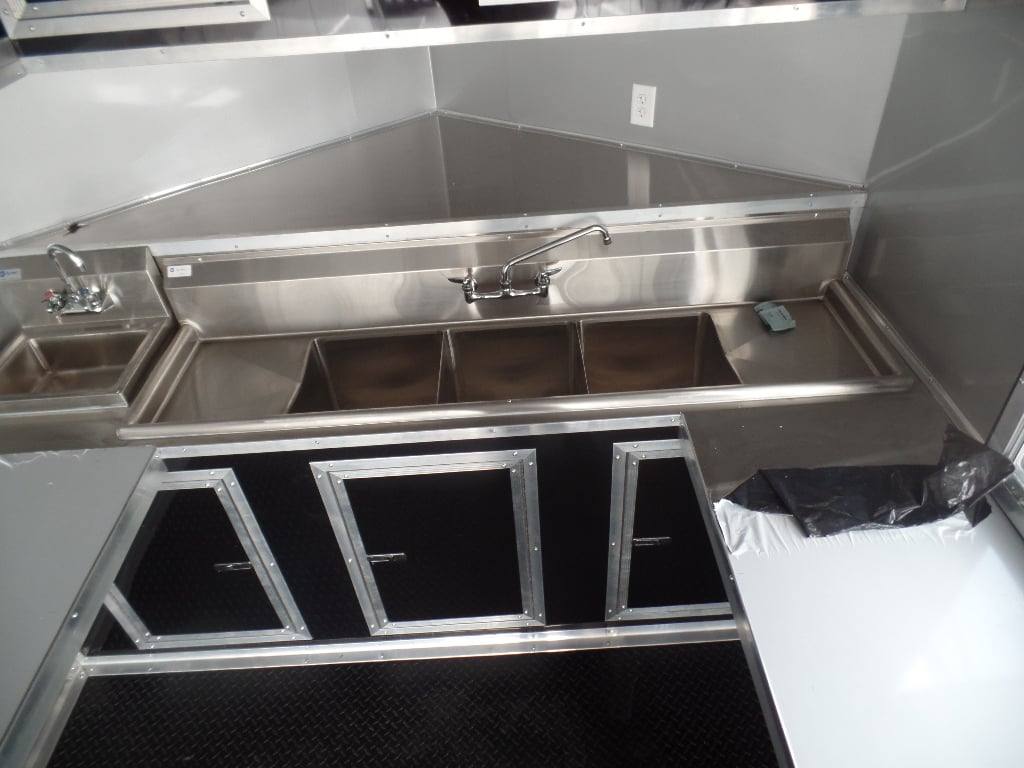 836-8.5-x-28-black-concession-food-event-trailer-2.jpg 8.5' x 28' Black Concession Food Event Trailer