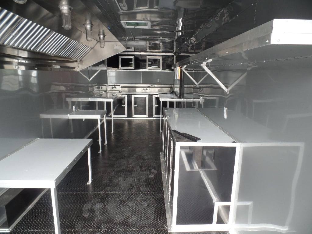 836-8.5-x-28-black-concession-food-event-trailer-3.jpg 8.5' x 28' Black Concession Food Event Trailer