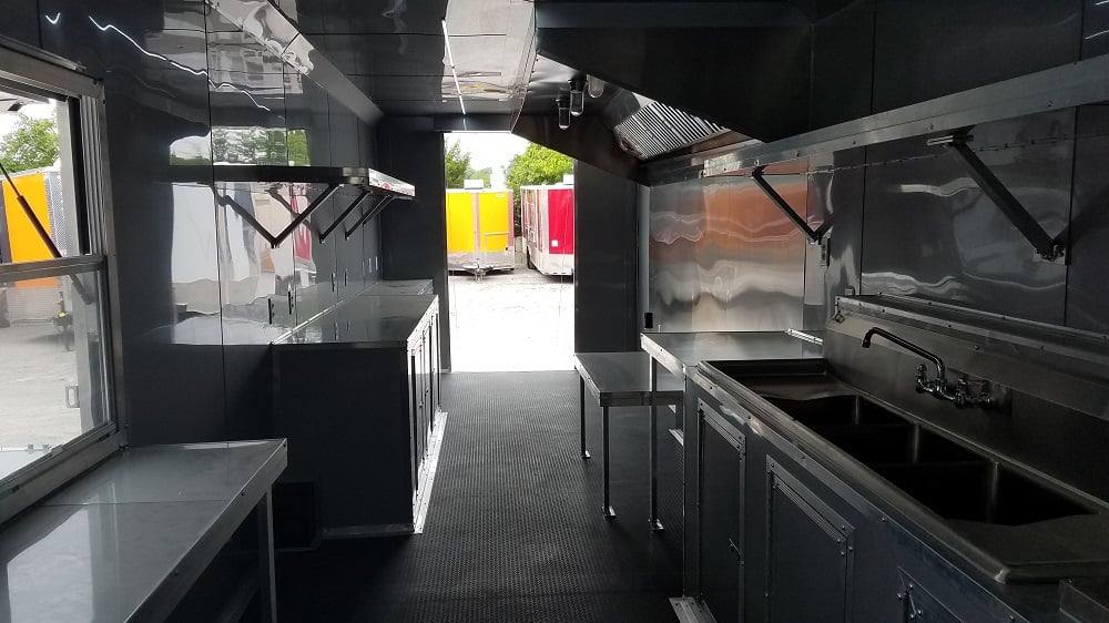 837-8.5-x-28-black-concession-food-trailer-10.jpg 8.5' x 28' Black Concession Food Trailer