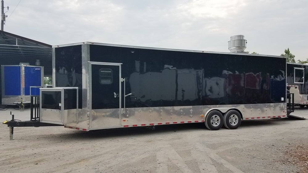 837-8.5-x-28-black-concession-food-trailer-12.jpg 8.5' x 28' Black Concession Food Trailer