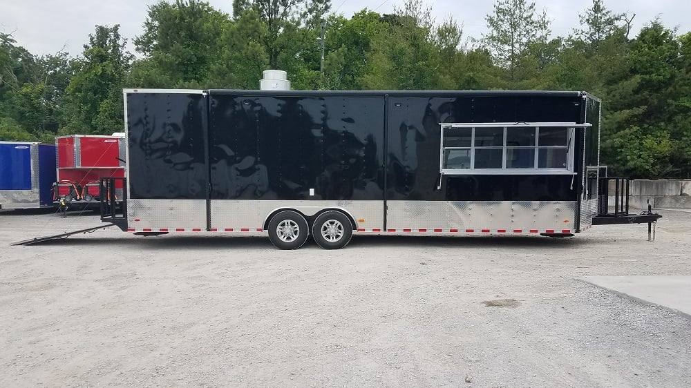 837-8.5-x-28-black-concession-food-trailer-13.jpg 8.5' x 28' Black Concession Food Trailer