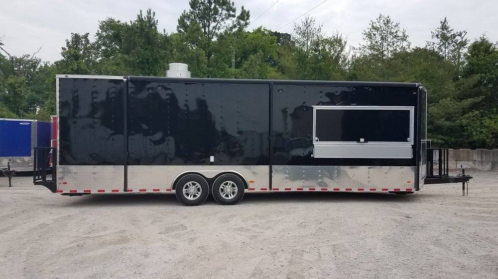 837-8.5-x-28-black-concession-food-trailer-16.jpg 8.5' x 28' Black Concession Food Trailer
