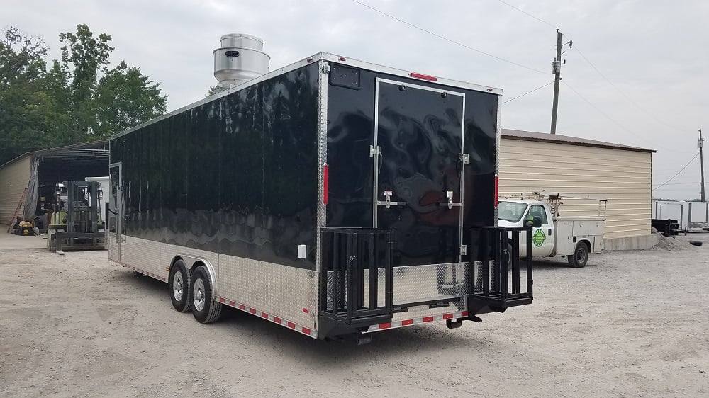 837-8.5-x-28-black-concession-food-trailer-26.jpg 8.5' x 28' Black Concession Food Trailer