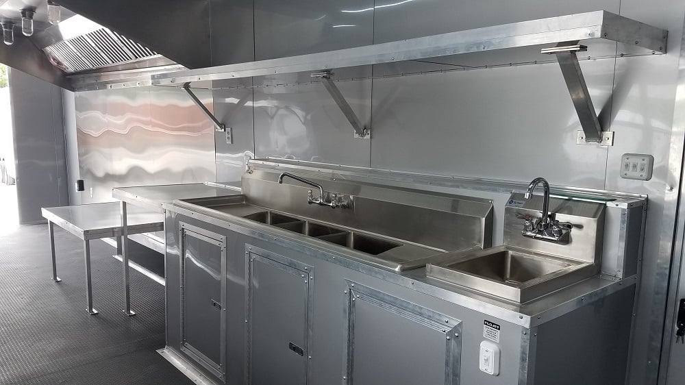 837-8.5-x-28-black-concession-food-trailer-5.jpg 8.5' x 28' Black Concession Food Trailer