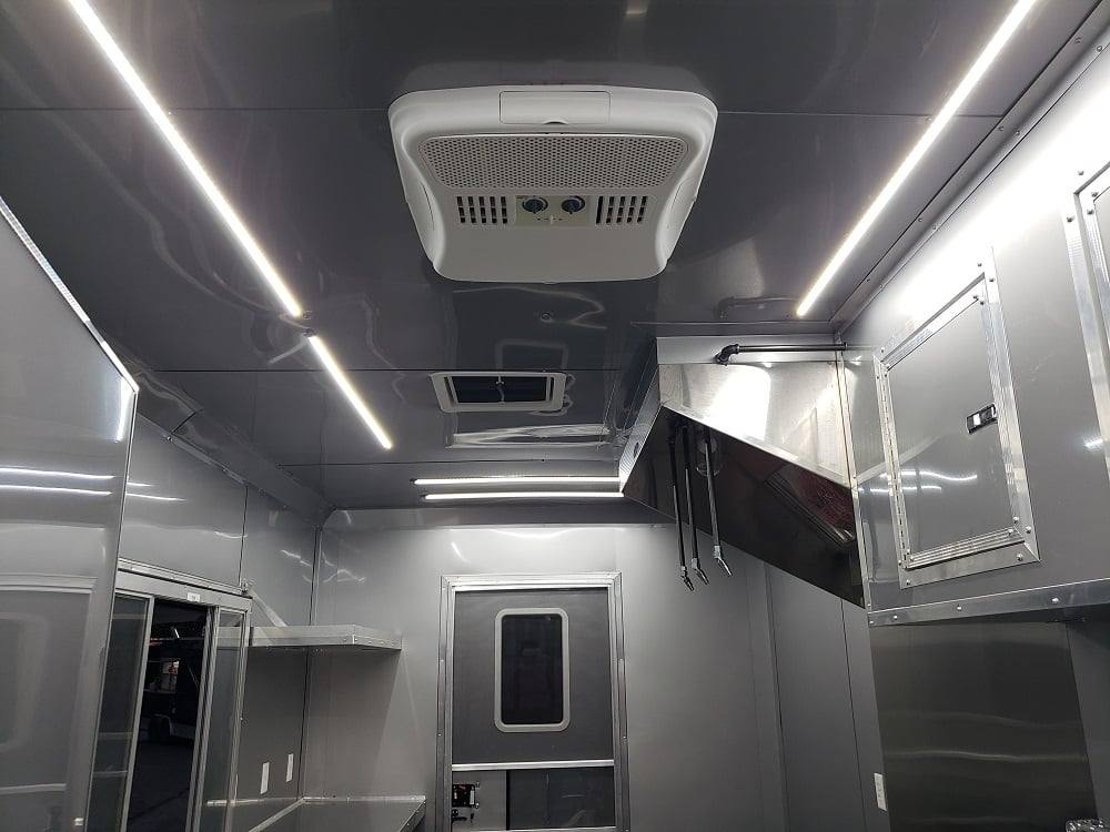 838-8.5-x-28-black-concession-food-trailer-with-restroom-and-appliances-34.jpg 8.5' x 28' Black Concession Food Trailer with Restroom and Appliances