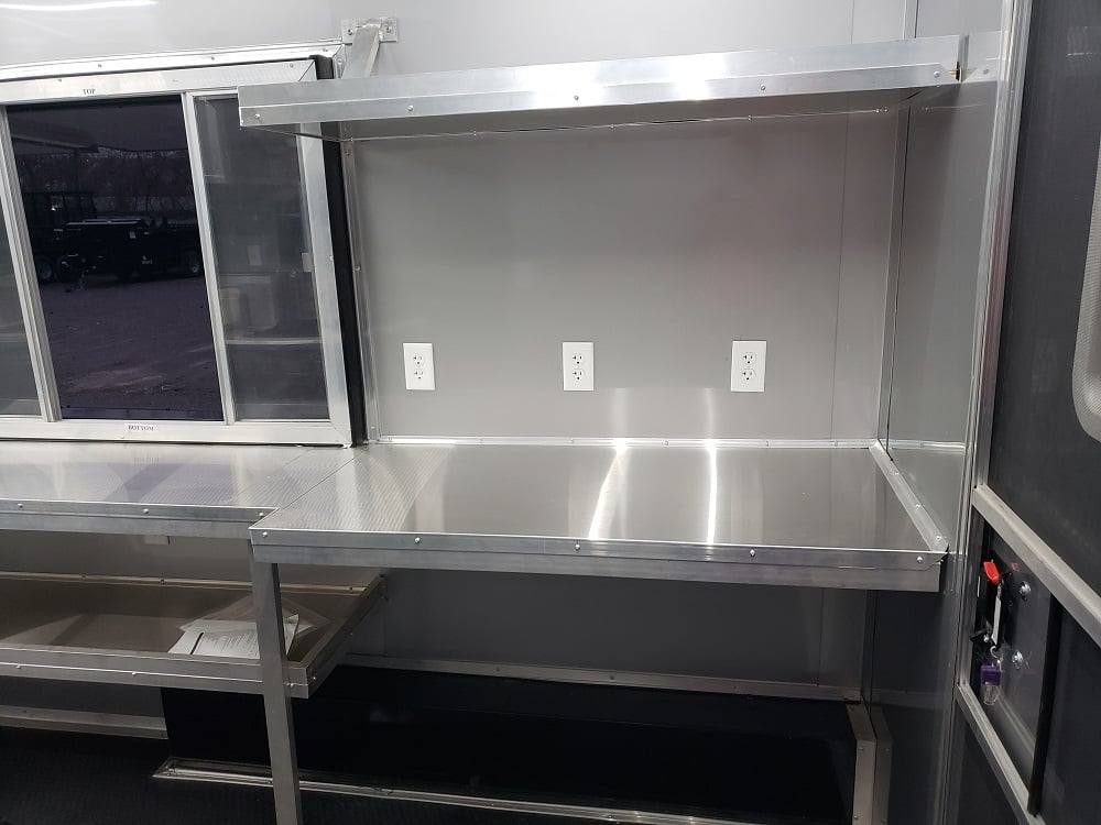 838-8.5-x-28-black-concession-food-trailer-with-restroom-and-appliances-35.jpg 8.5' x 28' Black Concession Food Trailer with Restroom and Appliances