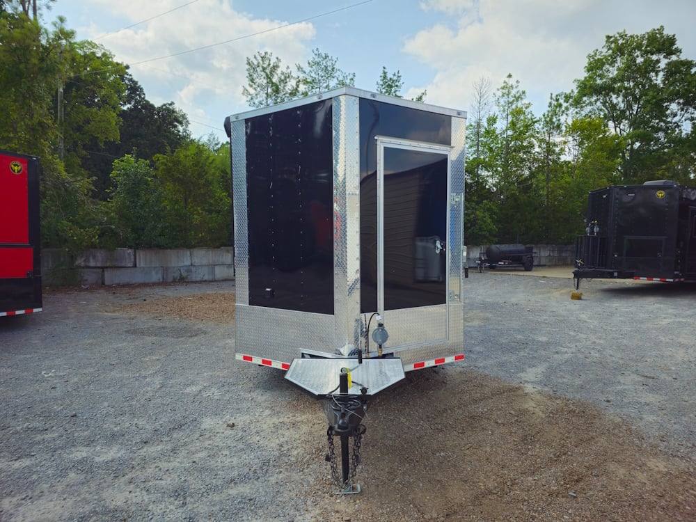 839-8.5-x-28-black-concession-trailer-food-event-catering-2.jpg 8.5' X 28' Black Concession Trailer Food Event Catering