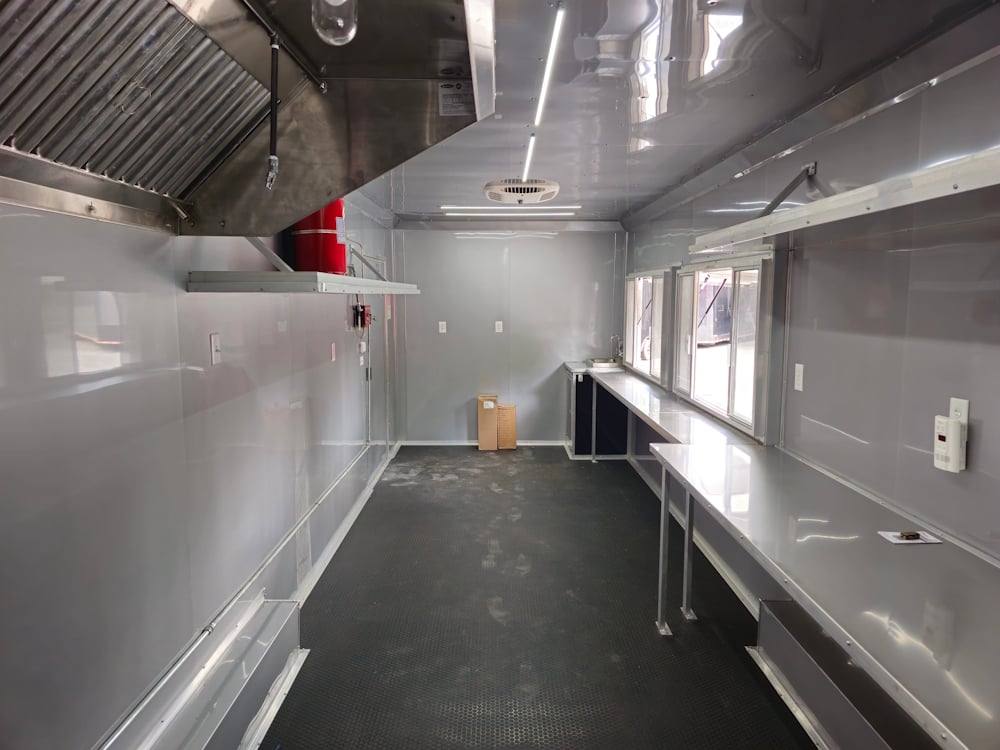 839-8.5-x-28-black-concession-trailer-food-event-catering-22.jpg 8.5' X 28' Black Concession Trailer Food Event Catering