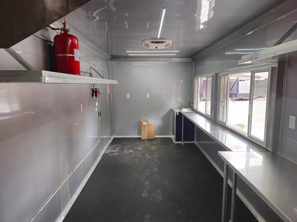 839-8.5-x-28-black-concession-trailer-food-event-catering-23.jpg 8.5' X 28' Black Concession Trailer Food Event Catering