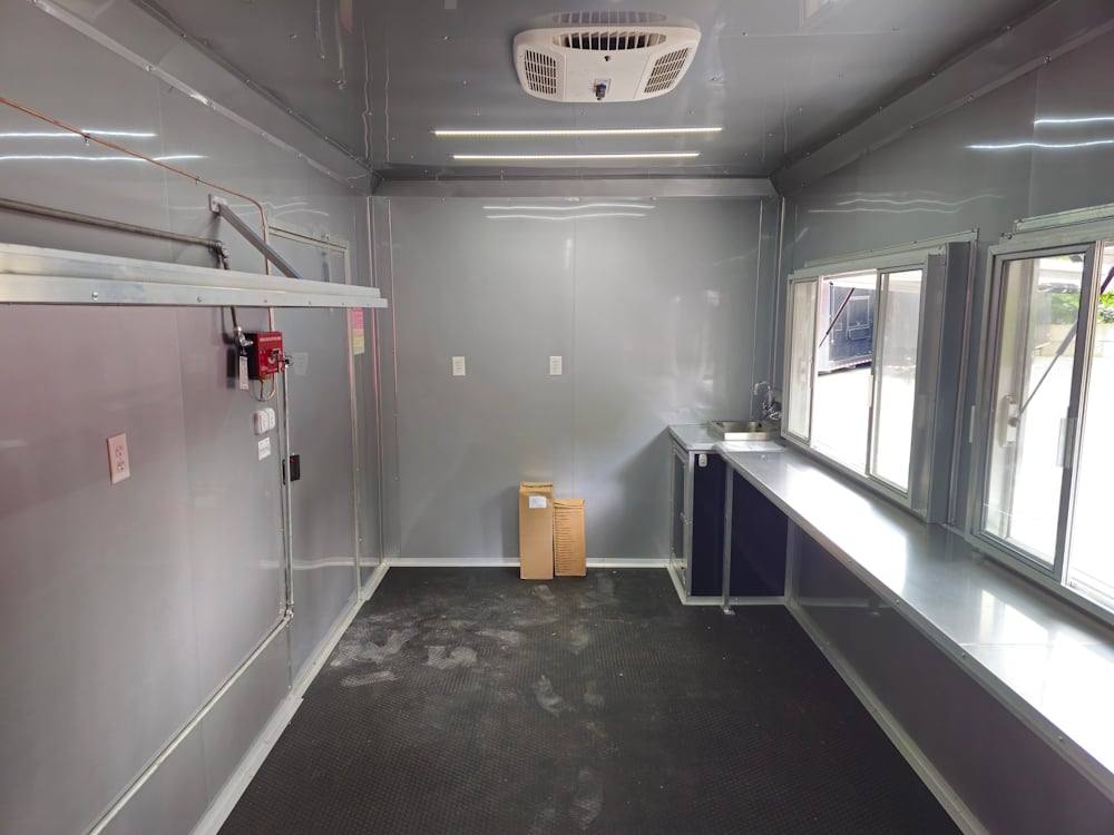 839-8.5-x-28-black-concession-trailer-food-event-catering-24.jpg 8.5' X 28' Black Concession Trailer Food Event Catering