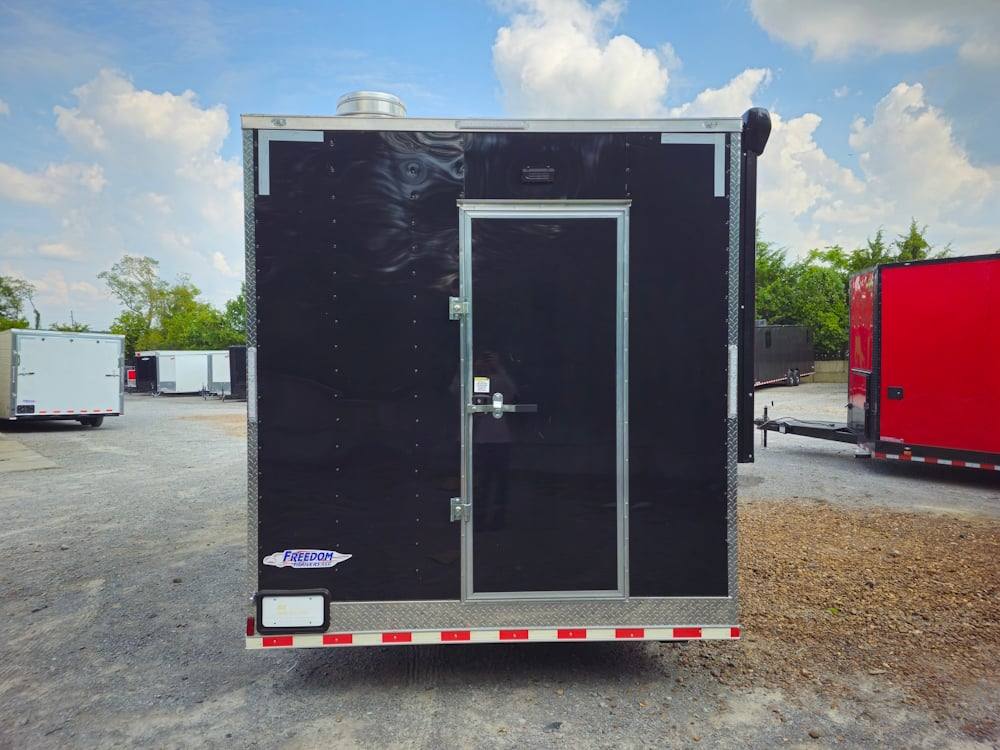 839-8.5-x-28-black-concession-trailer-food-event-catering-6.jpg 8.5' X 28' Black Concession Trailer Food Event Catering
