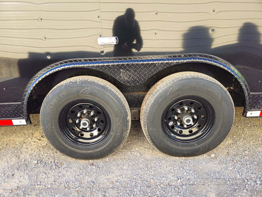 8.5' X 28' Black Concession Trailer Food Event Catering