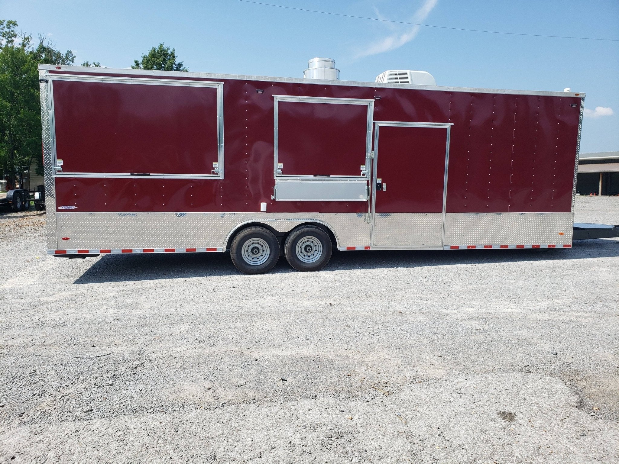 8.5' x 28' Brandy Wine BBQ Vending Concession Trailer