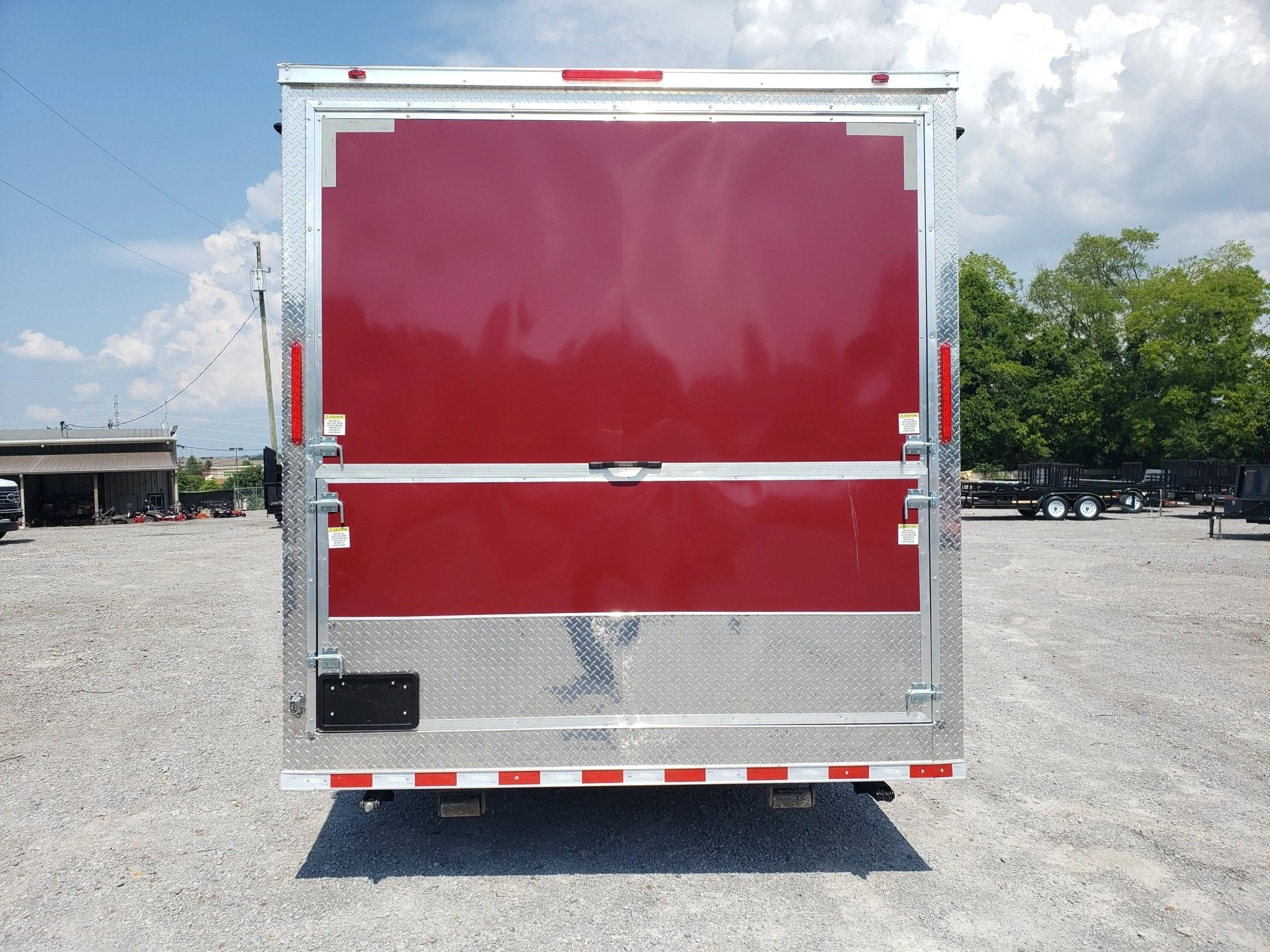 8.5' x 28' Brandy Wine BBQ Vending Concession Trailer