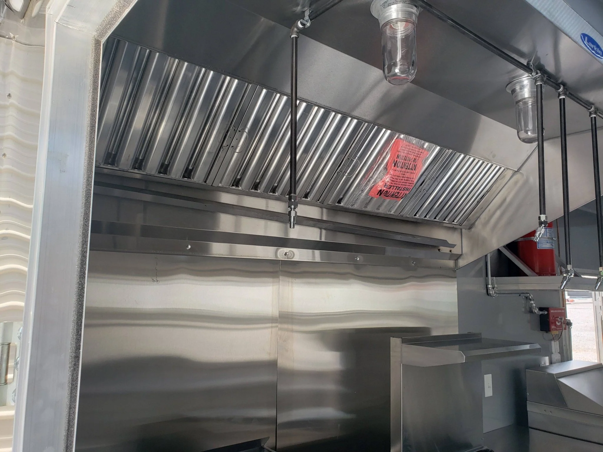 845-8.5-x-28-charcoal-gray-bbq-porch-concession-food-trailer-with-restroom-and-appliances-23.webp 8.5' x 28' Charcoal Gray BBQ Porch Concession Food Trailer with Restroom And Appliances