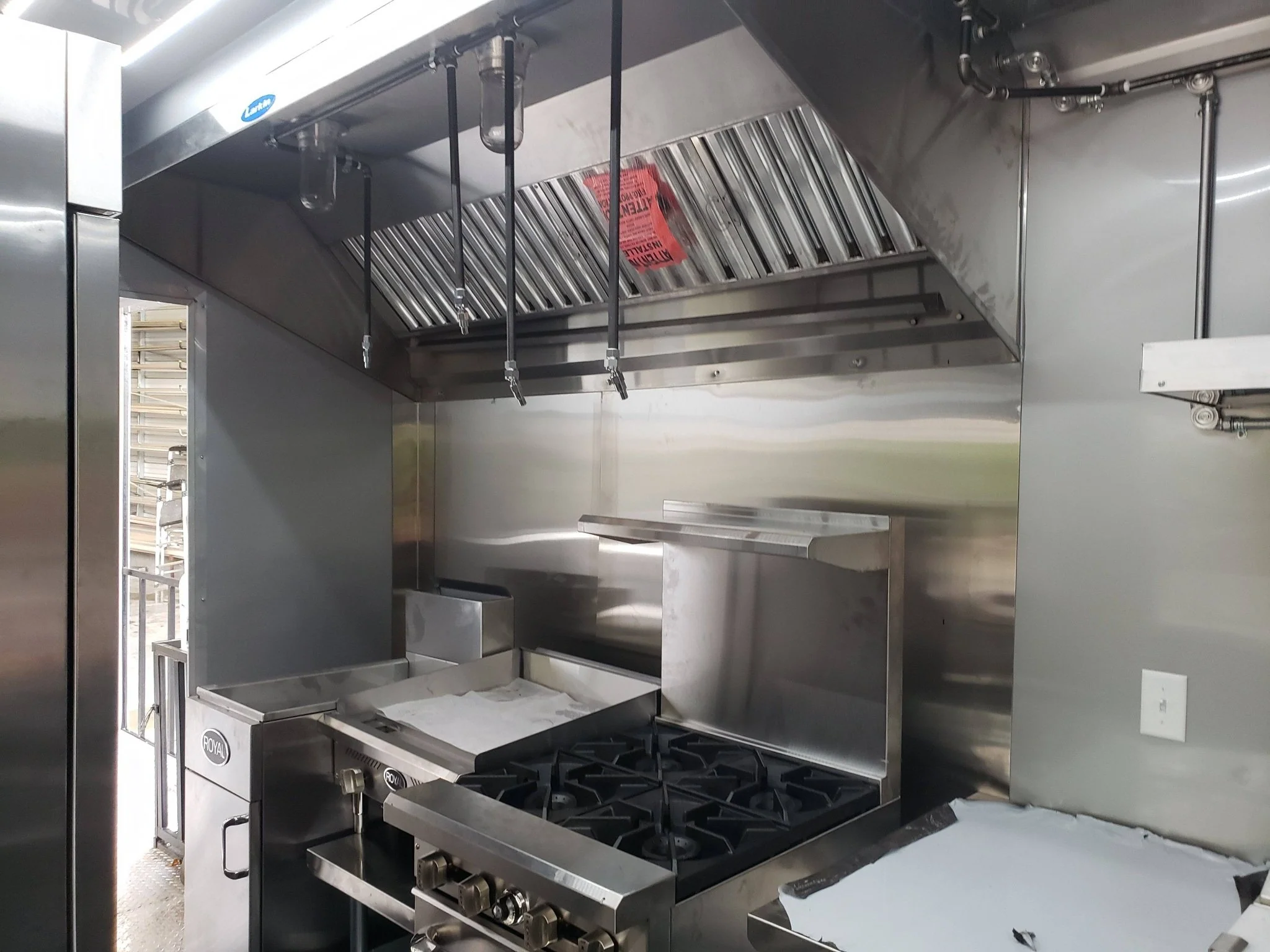 846-8.5-x-28-charcoal-gray-porch-style-concession-trailer-with-restroom-13.webp 8.5' x 28' Charcoal Gray Porch Style Concession Trailer with Restroom