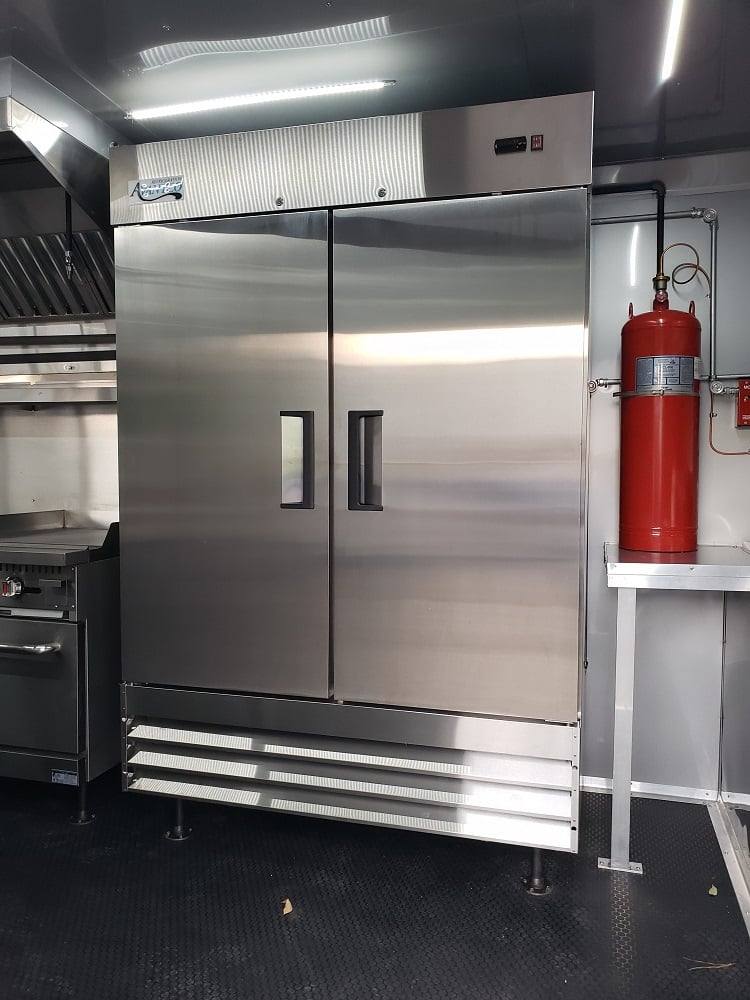 8.5' x 28' Charcoal Grey Concession Food Trailer With Appliances
