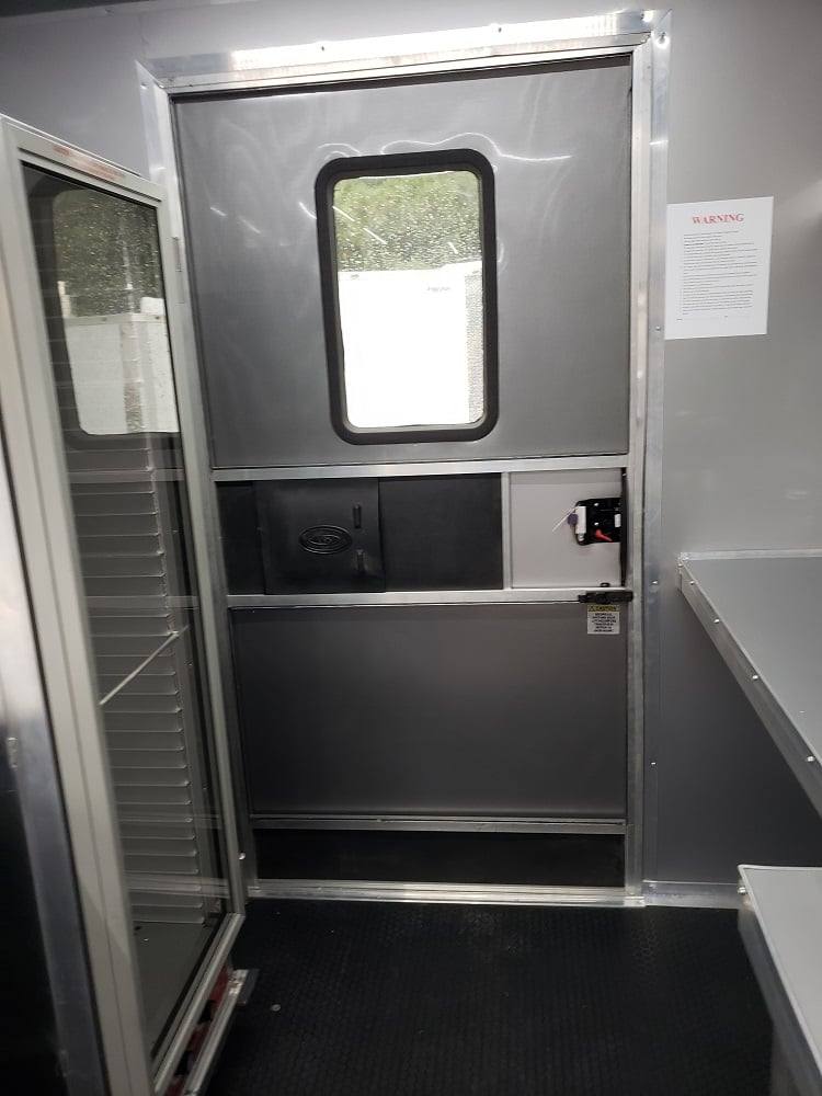 8.5' x 28' Charcoal Grey Concession Food Trailer With Appliances