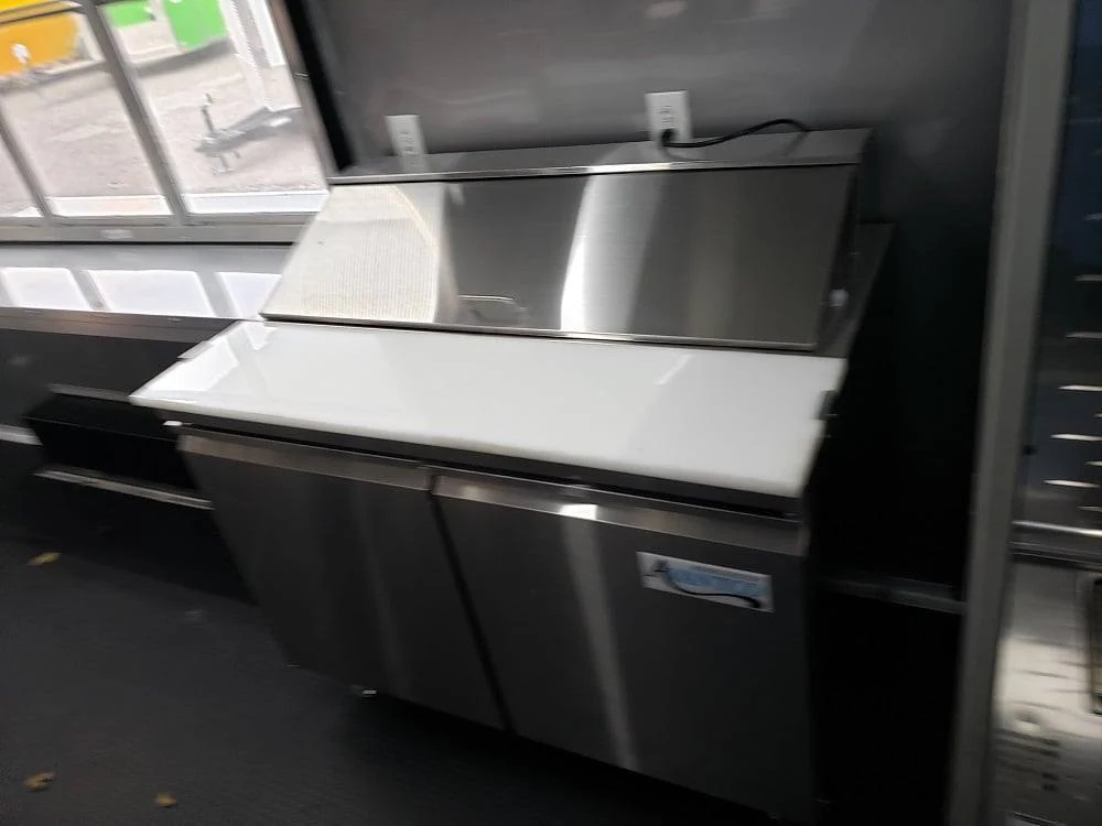8.5' x 28' Charcoal Grey Concession Food Trailer With Appliances