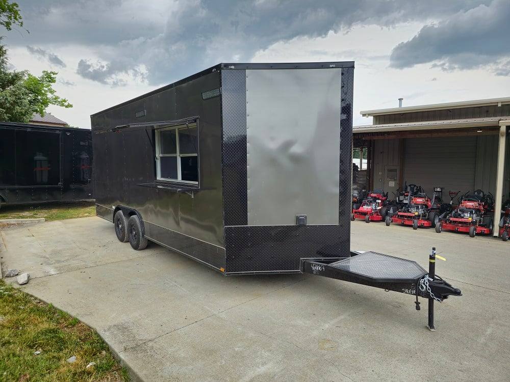 85-8.5-x-16-charcoal-food-event-catering-concession-food-trailer-2.jpg 8.5' X 16' Charcoal Food Event Catering Concession Food Trailer
