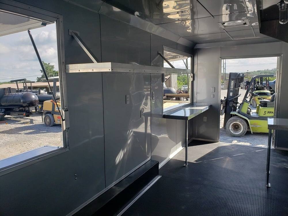 850-8.5-x-28-cobalt-blue-catering-food-trailer-10.jpg 8.5' x 28' Cobalt Blue Catering Food Trailer