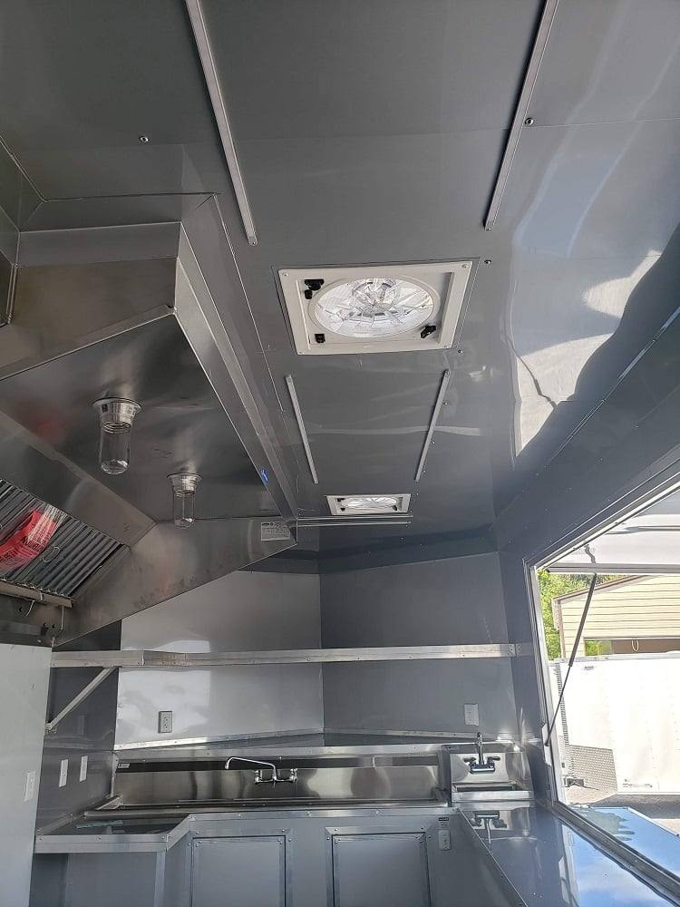 850-8.5-x-28-cobalt-blue-catering-food-trailer-2.jpg 8.5' x 28' Cobalt Blue Catering Food Trailer