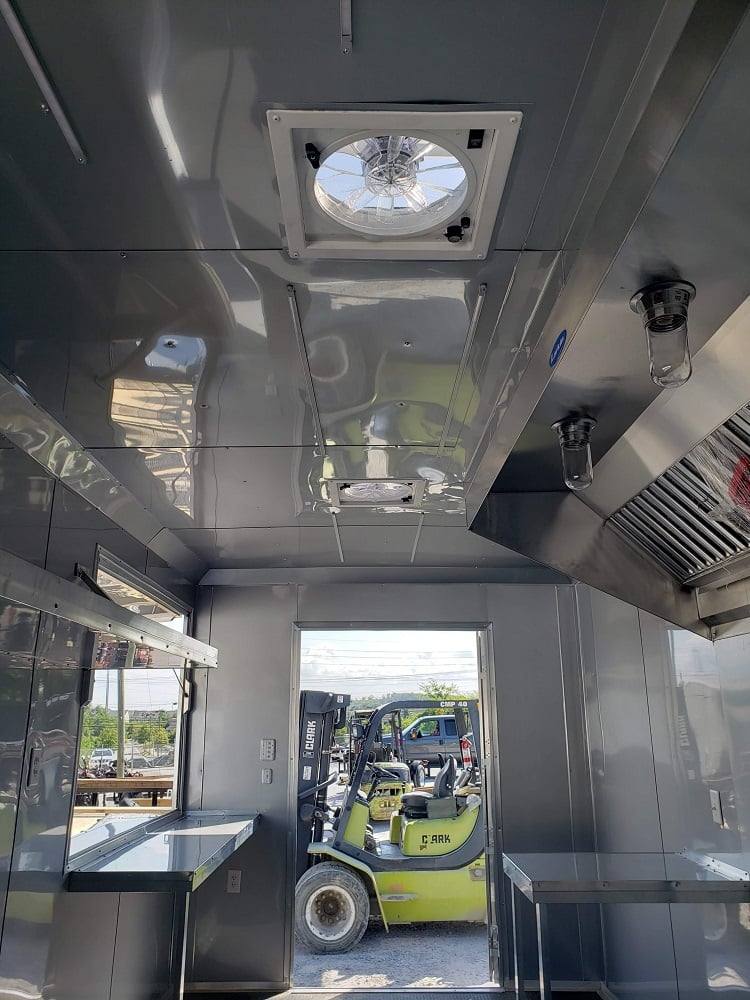 850-8.5-x-28-cobalt-blue-catering-food-trailer-22.jpg 8.5' x 28' Cobalt Blue Catering Food Trailer