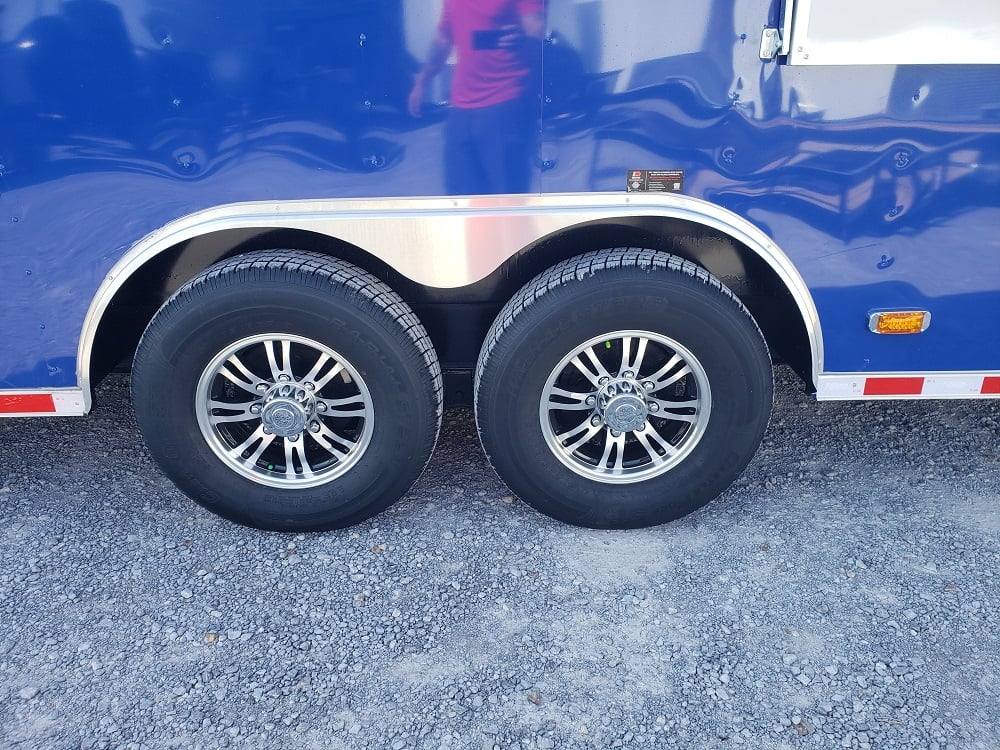 850-8.5-x-28-cobalt-blue-catering-food-trailer-3.jpg 8.5' x 28' Cobalt Blue Catering Food Trailer
