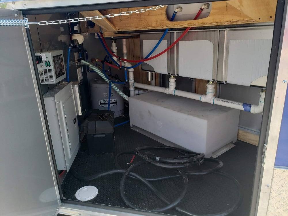 850-8.5-x-28-cobalt-blue-catering-food-trailer-7.jpg 8.5' x 28' Cobalt Blue Catering Food Trailer