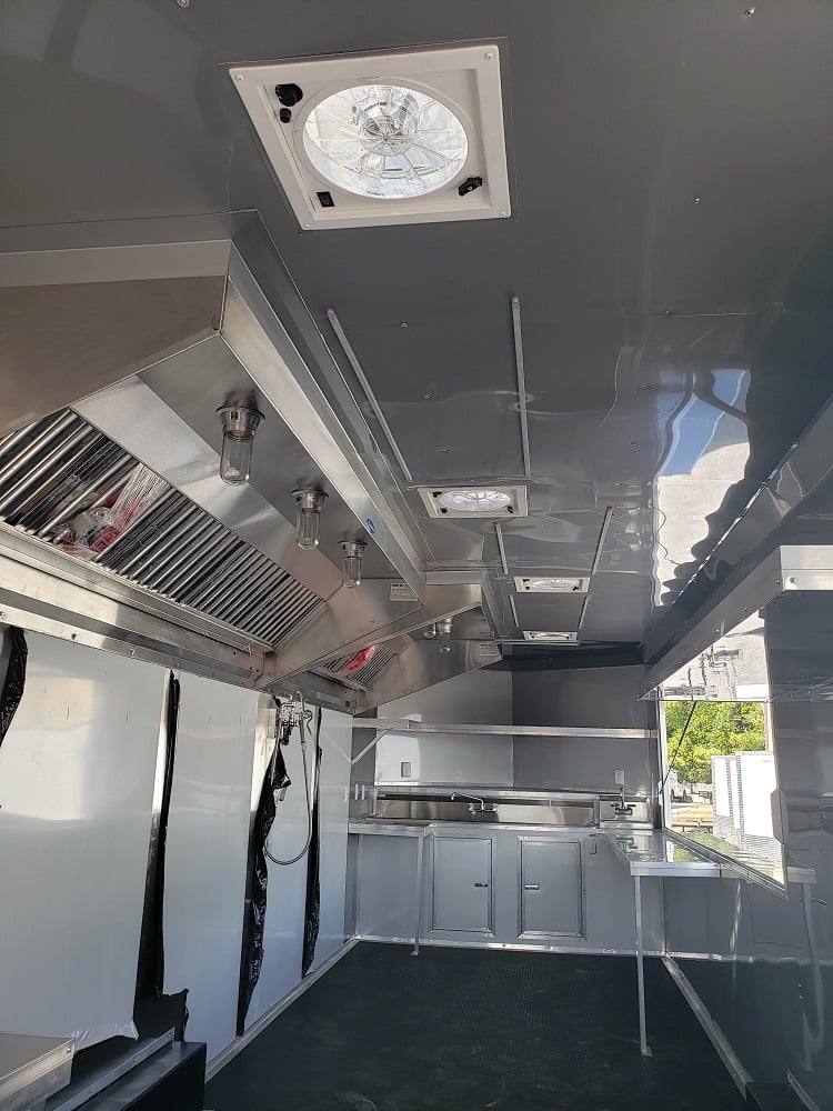 850-8.5-x-28-cobalt-blue-catering-food-trailer-8.jpg 8.5' x 28' Cobalt Blue Catering Food Trailer
