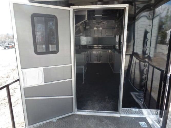 851-8.5-x-28-concession-bbq-food-trailer-black-event-catering-12.jpg 8.5' x 28' Concession BBQ Food Trailer Black Event Catering