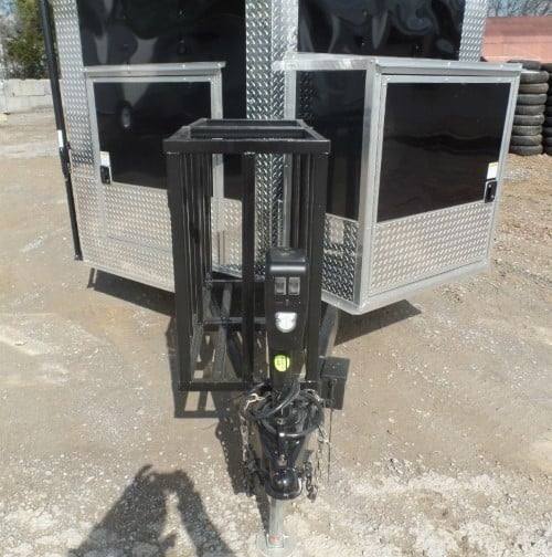 851-8.5-x-28-concession-bbq-food-trailer-black-event-catering-2.jpg 8.5' x 28' Concession BBQ Food Trailer Black Event Catering