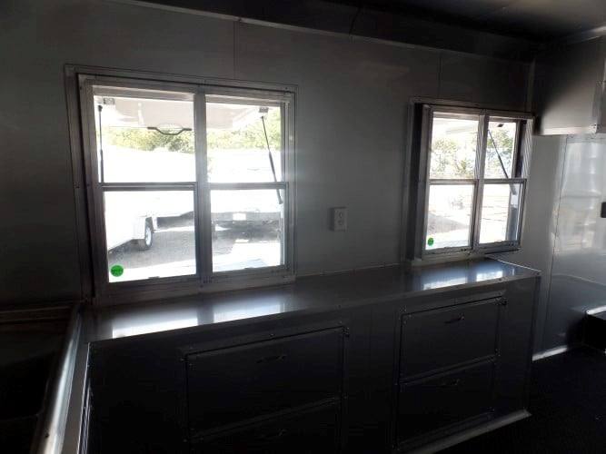 851-8.5-x-28-concession-bbq-food-trailer-black-event-catering-20.jpg 8.5' x 28' Concession BBQ Food Trailer Black Event Catering