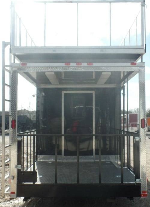 851-8.5-x-28-concession-bbq-food-trailer-black-event-catering-25.jpg 8.5' x 28' Concession BBQ Food Trailer Black Event Catering