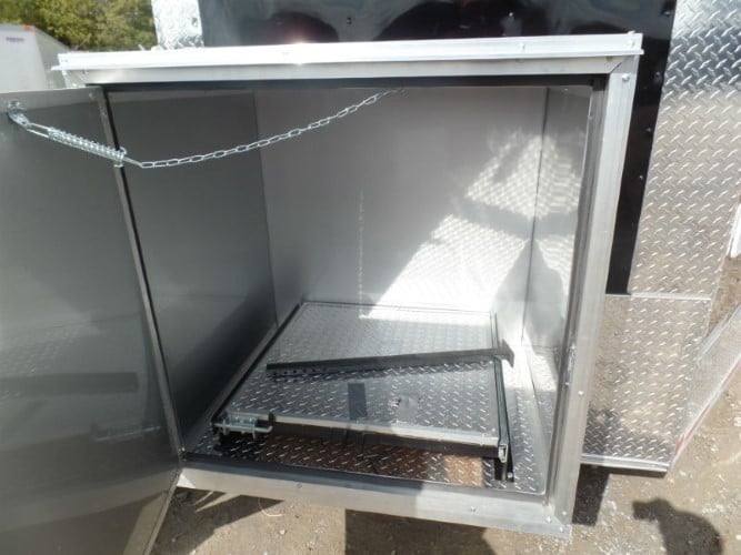851-8.5-x-28-concession-bbq-food-trailer-black-event-catering-6.jpg 8.5' x 28' Concession BBQ Food Trailer Black Event Catering