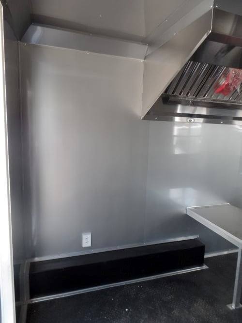851-8.5-x-28-concession-bbq-food-trailer-black-event-catering-9.jpg 8.5' x 28' Concession BBQ Food Trailer Black Event Catering